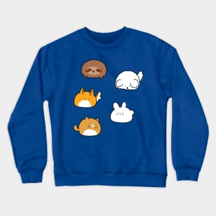 Cute Animal Blobs! Crewneck Sweatshirt